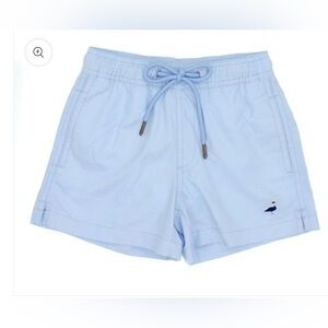 Light Blue Kids Swim Trunks